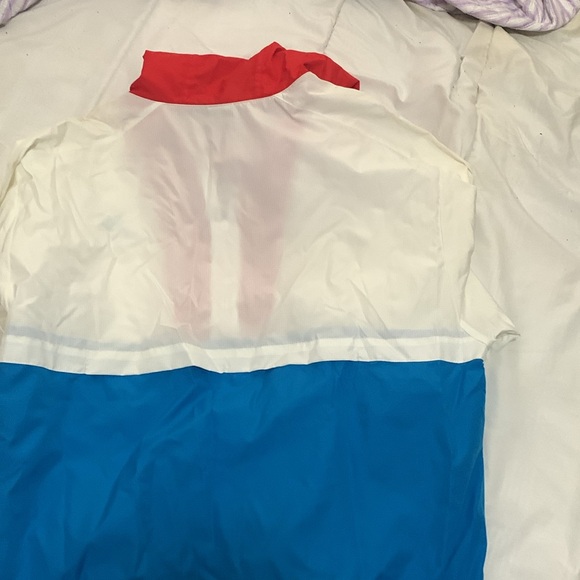 New Balance Tri-Color Windbreaker - Red, Blue, White - Picture 4 of 5